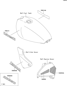 ZR550 Decal(zr550-b3 / b4)