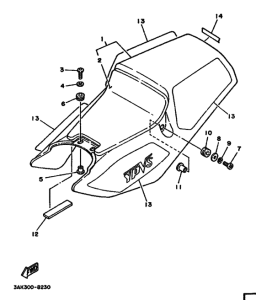 TZ250U Пружина