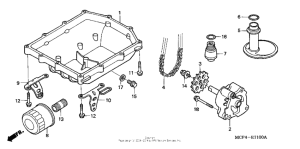 RVT1000R Масляный насос