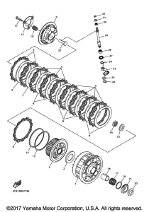 YZF-R1S Сцепление