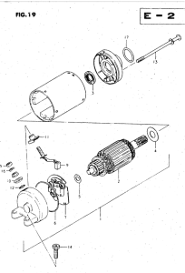 GS450 Стартерный мотор