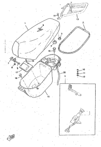 CW50RS Сидение
