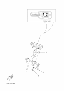 WR125R Измерительный прибор