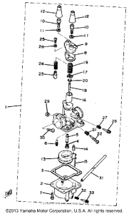 QT50K Карбюратор