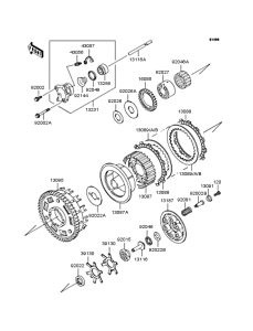 ZR1100 Сцепление