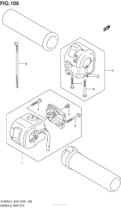 VL800 Рулевые переключатели