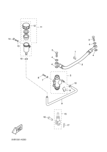 DT50RSM Задний торм цилиндр