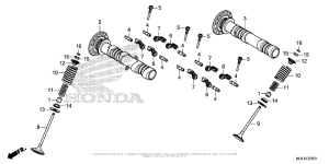  Camshaft + Valve (Rr.)