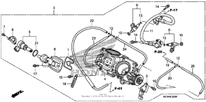 NT700V (ABS) Корпус Дросселя