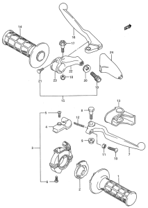 RM250 Рулевой переключатель