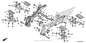 ST1300 (ABS) Подножки