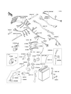 KZ1000 Chassis electrical equipment(1 / 2)
