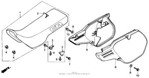 CR500R Seat 85-86