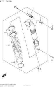 RM-Z250 Задние амортизаторы