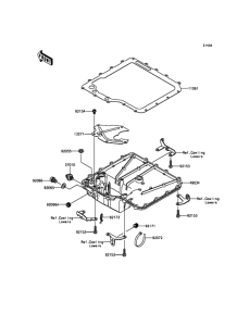 ZX1400 Маслянный поддон
