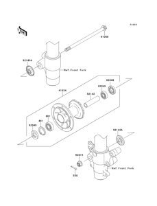  Переднее колесо