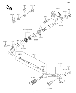 ZR1000 Механизм переключения передач