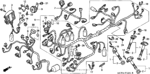 VFR800 (ABS) Жгут проводов (abs)