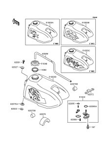 KX60 Топливный бак