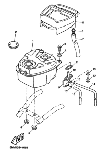 CW50 Топливный бак
