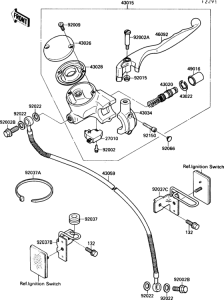 VN1500 Главный тормозной цилиндр