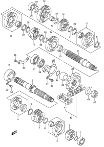 DL1000 Трансмиссия