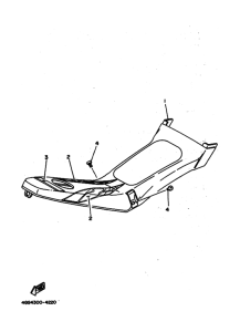 TY250Z Сиденье