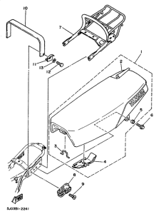 DT50MX Сиденье