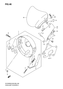 SV1000 Фара головного света