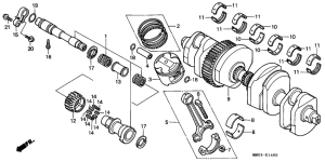  Crankshaft / piston