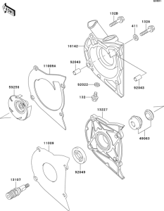 KLE500 Водяной насос