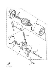 XS250 ｽﾀｰﾃｲﾝｸﾞﾓｰﾀ