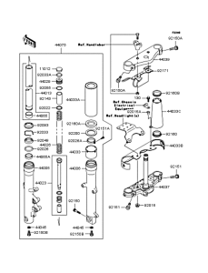 VN400 Передняя вилка
