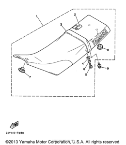 TW200 Сиденье