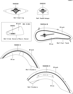 VN2000 Decals(black / blue)(jaf)