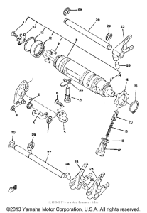 XS850LH Копирный вал