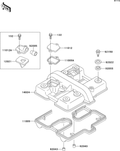  Крышка головки цилиндров