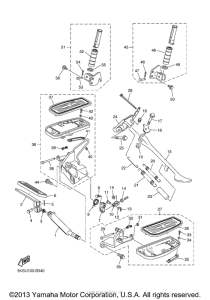 XVS1100AWR Подножки