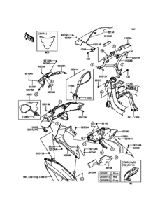 EX400 カウリング