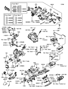 EX650 車体電装品