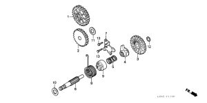 CRM75R Кик стартер