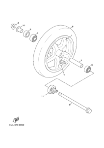 XC125 Переднее колесо