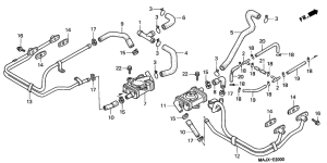 ST1100 (ABS/ TCS) Воздушный клапан всасывания