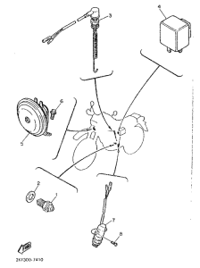 XT600H (33.OKW) Elektrische ausrustung 2