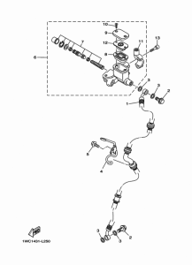 XC115S Главный тормозной цилиндр