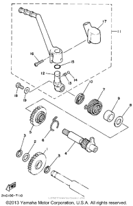 YZ125A Стартер