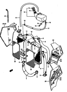 TS250 Радиатор