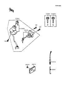 KL250 Замок зажигания