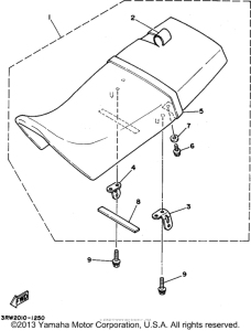 XT225G Сиденье
