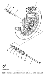  Переднее колесо
